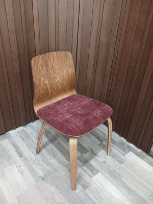 Стул кухонный "СКАНДИ-2". 480х540х815 мм (ОРЕХ АМЕРИКАНСКИЙ / ОБИВКА ТКАНЬ DOMIART ШЕНИЛЛ КОЛЛЕКЦИЯ ESCADA 191 (MARSALA). Ш 480 * Г 540 * В 815 мм)