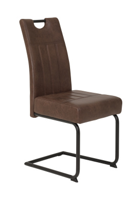 Cтул кухонный "Betty S" балансирующий (Цвет КОРИЧНЕВЫЙ 56 / ЧЁРНЫЙ, Размер 430 мм * 990 мм * 610 мм)