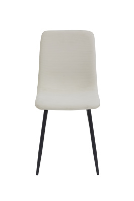 Стул кухонный Leipzig S на 4 ножках (БЕЖЕВЫЙ / ЧЕРНЫЙ. В 920 * Ш 440 * Г 400 мм )