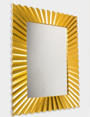 Зеркало МАДОННА" золото. 800*1130 (ЗОЛОТО. Размер 1130 мм * 800 мм * 25 мм)