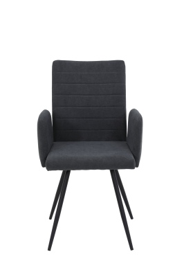 Стул кухонный "Paris S"  (АНТРАЦИТ / ЧЕРНЫЙ / Ш 540 * Г 615 * В 910 мм)