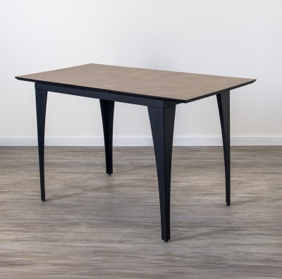 Стол обеденный "Асти" раскладной. 1000-1270*650*760 (HPL 3397 FIN URBAN / ЧЁРНЫЙ МУАР, 1000 -1270 мм * 760 мм * 650 мм)