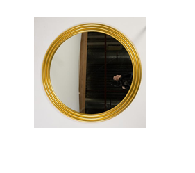 Зеркало "Патриция" (ЗОЛОТОЕ. ДИАМЕТР ВНЕШНИЙ 60 СМ)