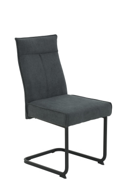 Стул  кухонный "Nina S" балансирующий         (АНТРАЦИТ 28 / ЧЁРНЫЙ, Размер 480 мм * 970 мм * 680 мм)