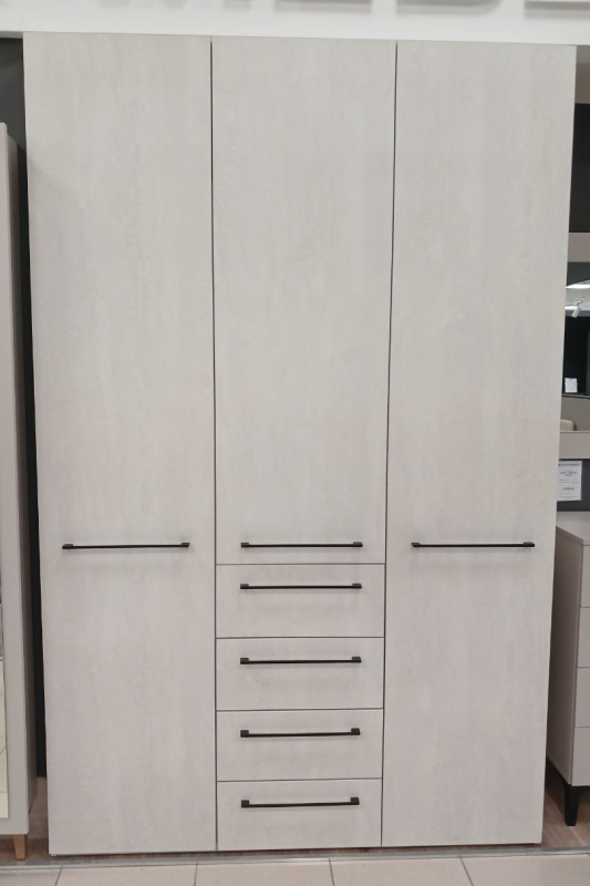 Шкаф "Премиум" Шелковый камень. 4500*530*2350