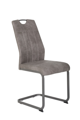 Стул кухонный "Christina II S" балансирующий (Цвет ВИНТАЖНЫЙ СЕРЫЙ 50 / СЕРЫЙ, Артикул 920357 50, Размер 440 мм * 980 мм * 610 мм)