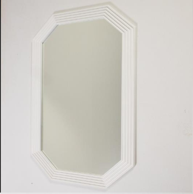 Зеркало "НАОМИ" белый. 600*1000 (БЕЛЫЙ. Размер 1000 мм * 600 мм * 16 мм)