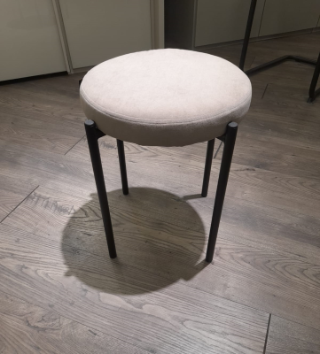 Табурет "Круглый 2" LOVERS 26 (LOVERS 26 / ЧЕРНЫЙ Размер 450 мм)