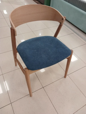 Стул кухонный "ЭРИДА-2". 570*570*740 мм (ДУБ / ОБИВКА ТКАНЬ СОЮЗ М КОЛЛЕКЦИЯ FJORD 785. Ш 570 * Г 570 * В 740 мм)