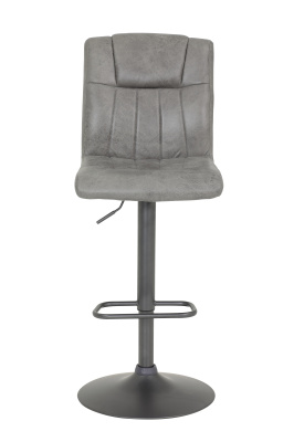 Стул барный "Elke H" вращающийся (Цвет СЕРЫЙ 50 / СЕРЫЙ, Артикул 920587 50, Размер 430 мм * 565 мм * 1020 - 1230 мм)
