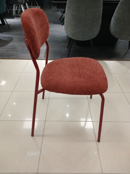 Стул кухонный DX-2397 (DAVIS CITY 56 КРАСНЫЙ / RED RAL-3004. Г 530 мм * Ш 450 мм * В 810 мм * ВС 470 мм)