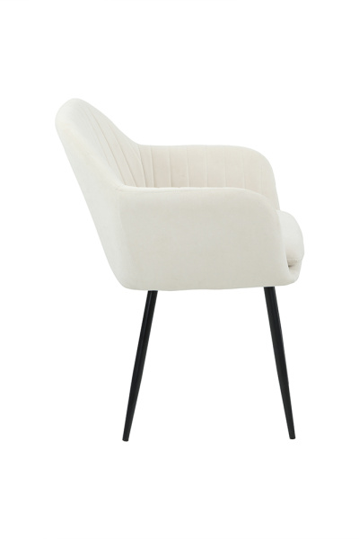 Кресло "Mila I S" (Цвет БЕЖЕВЫЙ 31 / ЧЁРНЫЙ, Размер 560 мм * 800 мм * 620 мм)