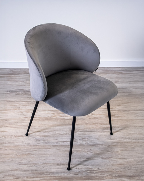 Стул кухонный С-1230 (Цвет ТКАНЬ БЕЖЕВАЯ / БЕЛЫЙ МОЛОЧНЫЙ, Размер 550 мм * 760 мм * 580 мм)