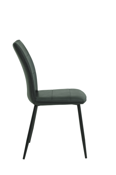 Стул кухонный "Caroline S"  (Цвет АНТРАЦИТ 46 / ЧЁРНЫЙ, Размер 440 мм * 870 мм * 570 мм)