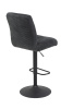 Стул барный Leni I H поворотный 360° (АНТРАЦИТ / ЧЕРНЫЙ. Ш 440 * Г590 * В 1020-1240 мм)
