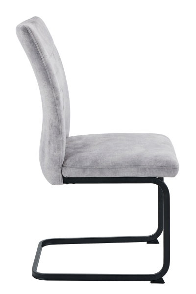 Cтул кухонный Gela S XL балансирующий (ВИНТАЖНОЕ СЕРЕБРО / ЧЕРНЫЙ. В 980 * Ш 490 * 470 мм)