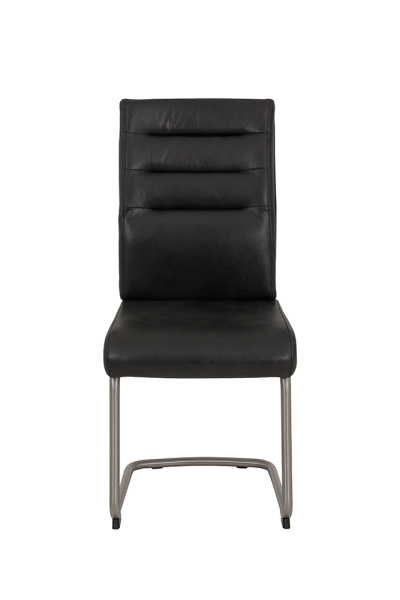 Стул кухонный "Paula S" балансирующий (Цвет АНТРАЦИТ 46 / НЕРЖАВЕЮЩАЯ СТАЛЬ, Размер 450 мм * 1020 мм * 650 мм)