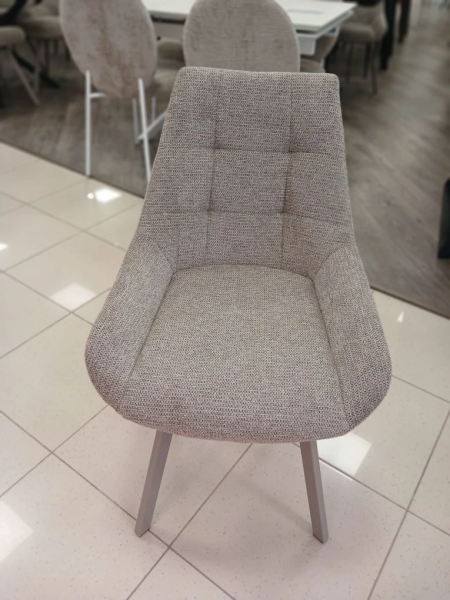 Стул "ДЖАСТИ 360" поворотный (SIERRA 04 LATTE / НОЖКИ КАПУЧИНО)