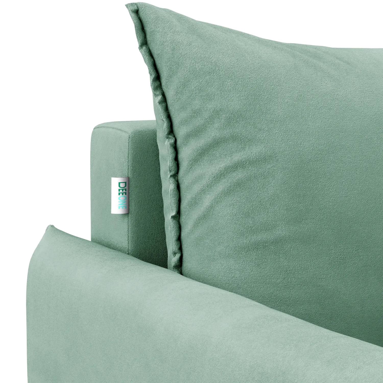 Диван прямой "ЛУЧШИЙ ДРУГ 150"  (МЯТНЫЙ VELUTTO 14. Размер 1700 мм * 890 мм * 870 мм)