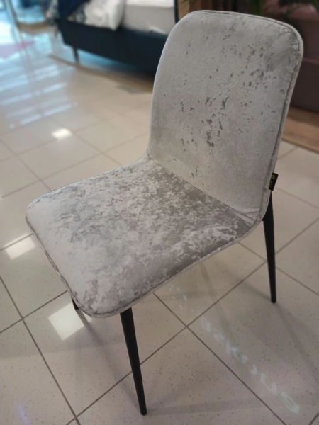 Стул "ПАРМА". 440*560*840 (CRASH 33 / ЧЕРНЫЙ МУАР. Размер ш 440 мм * г 560 мм * в 840 мм)