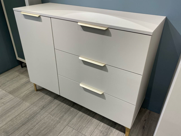 Комод "Кашемир/золото" 1200" 1200*450*950, ЛДСП Кашемир