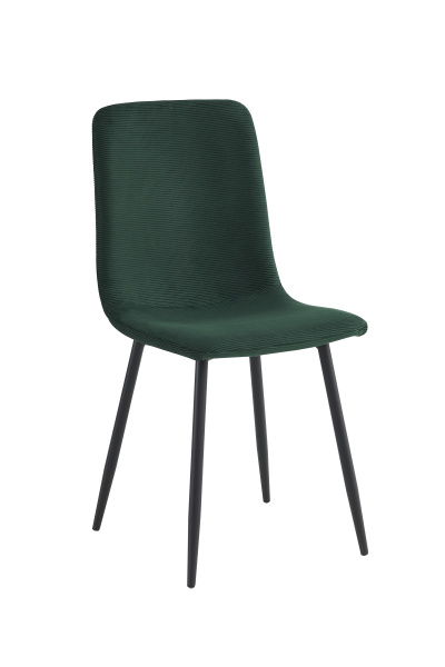 Стул кухонный Leipzig S на 4 ножках (ЗЕЛЕНЫЙ МОХ / ЧЕРНЫЙ. В 920 * Ш 440 * Г 400 мм)