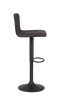 Стул барный "Amanda I H" вращающийся  (Цвет АНТРАЦИТ 46 / СЕРЫЙ, Артикул 920350 46, Размер 400 мм * 450 мм * 850 - 1070 мм)