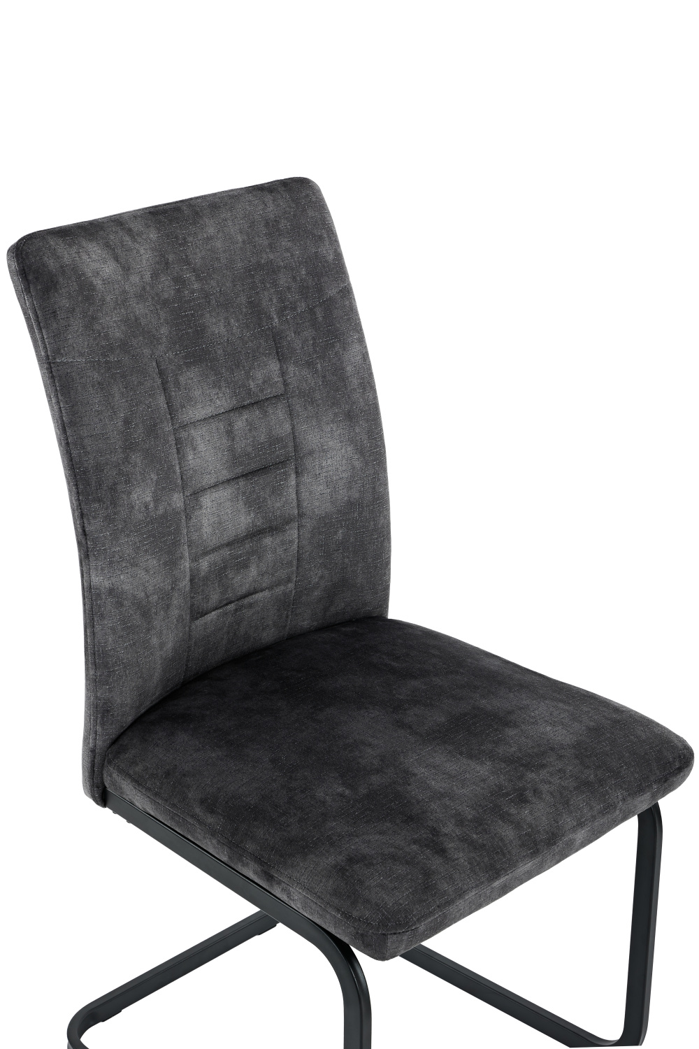 Стул кухонный Gela S XL балансирующий (ВИНТАЖНЫЙ АНТРАЦИТ / ЧЕРНЫЙ. В 980 * Ш 490 * Г 470 мм)