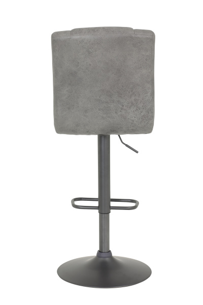 Стул барный "Elke H" вращающийся (Цвет СЕРЫЙ 50 / СЕРЫЙ, Артикул 920587 50, Размер 430 мм * 565 мм * 1020 - 1230 мм)