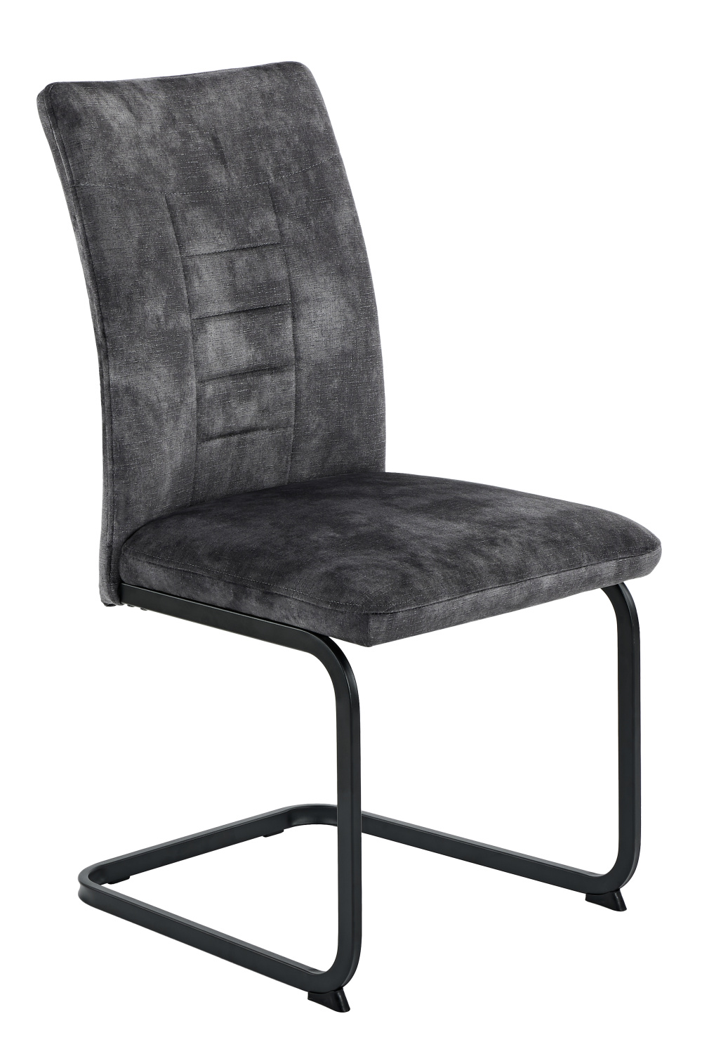 Стул кухонный Gela S XL балансирующий (ВИНТАЖНЫЙ АНТРАЦИТ / ЧЕРНЫЙ. В 980 * Ш 490 * Г 470 мм)