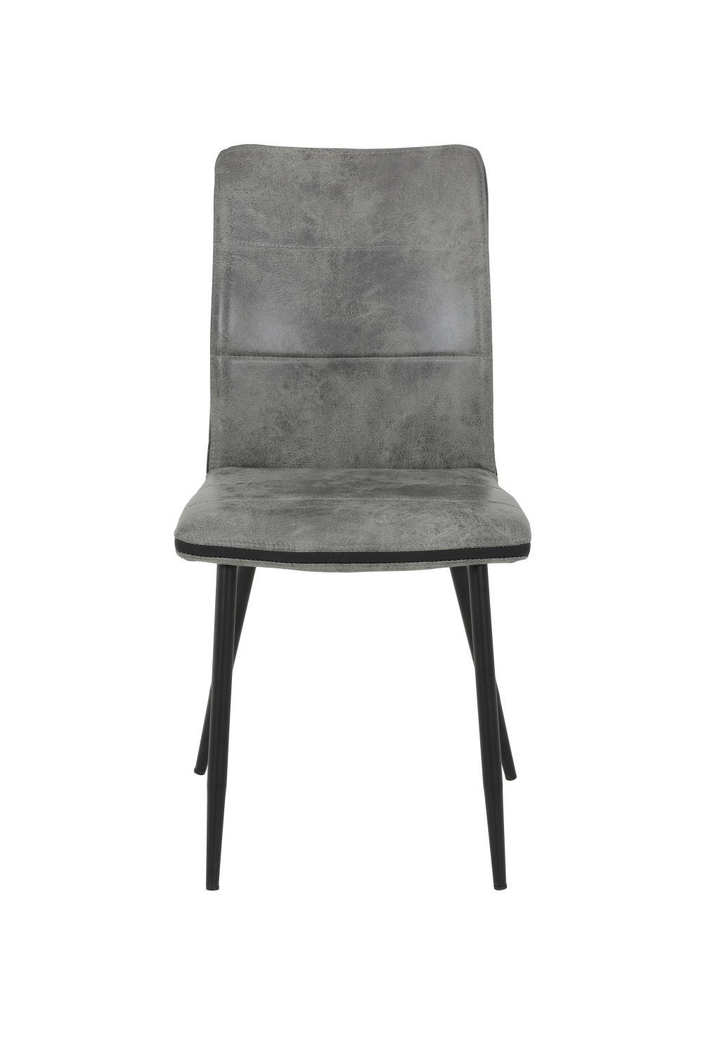 Стул кухонный "Caroline S"  (Цвет СЕРЫЙ 50 / ЧЁРНЫЙ, Размер 440 мм * 870 мм * 570 мм)