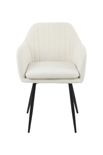 Кресло "Mila I S" (Цвет БЕЖЕВЫЙ 31 / ЧЁРНЫЙ, Размер 560 мм * 800 мм * 620 мм)