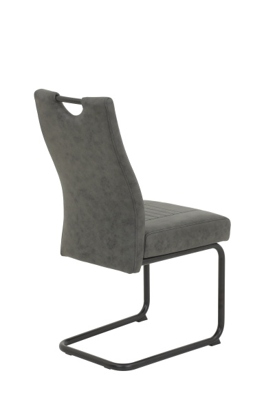 Стул кухонный "Jupiter S" балансирующий  (Цвет АНТРАЦИТ 46 / ЧЁРНЫЙ, Размер 450 мм * 940 мм * 600 мм)