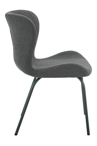 Стул кухонный Lagos S XL (АНТРАЦИТ / СЕРЫЙ. Ш 510 * Г 620 * 830 мм)