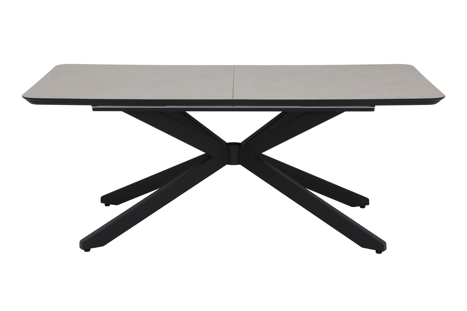 Стол обеденный Ancona T раскладной. 1900-2500*1030*750 мм (КАШЕМИР / ЧЕРНЫЙ. Ш 1900-2500 * Г 1030 * В 750 мм)