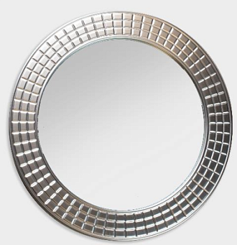 Зеркало "СОФИЯ" серебро. Диаметр 600 мм