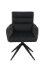 Кресло "Inge S"поворотное (АНТРАЦИТ / ЧЕРНЫЙ. Ш 580 * Г 635 * В 880 мм)