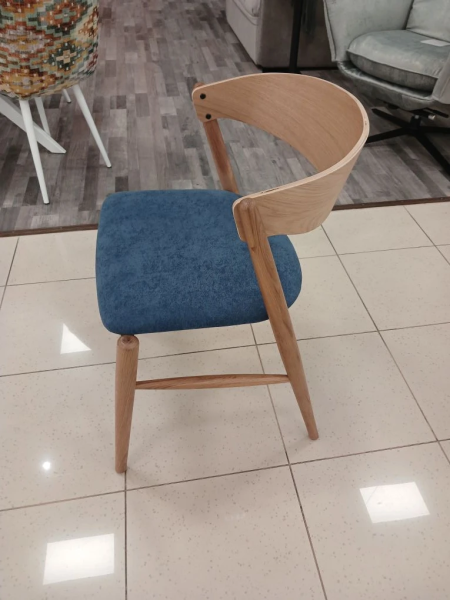 Стул кухонный "ЭРИДА-2". 570*570*740 мм (ДУБ / ОБИВКА ТКАНЬ СОЮЗ М КОЛЛЕКЦИЯ FJORD 785. Ш 570 * Г 570 * В 740 мм)