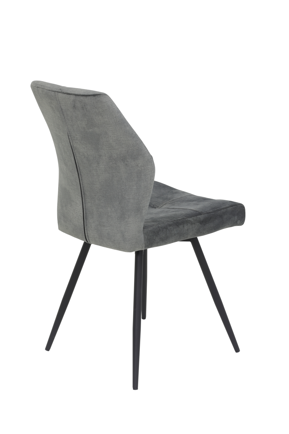 Стул кухонный "Ally S" поворотный (ВИНТАЖНЫЙ СЕРЫЙ / ЧЕРНЫЙ. Ш 460 * Г 420 * В 910 мм)