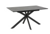 Стол обеденный раскладной FENJA II T  (СТЕКЛО / АНТРАЦИТ, 920612 83/28, 1400 мм - 1800 мм * 760 мм * 900 мм)