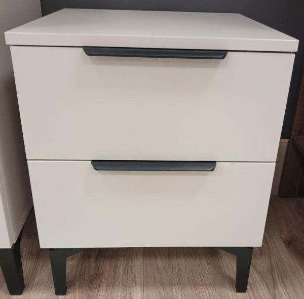 Тумба прикроватная "Кашемир" / черный или золото. 450*560*450