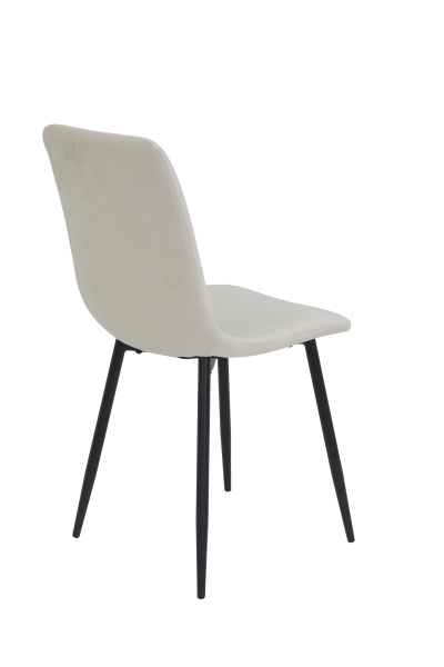 Стул кухонный Leipzig S на 4 ножках (БЕЖЕВЫЙ / ЧЕРНЫЙ. В 920 * Ш 440 * Г 400 мм )