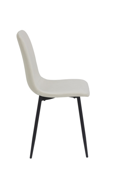 Стул кухонный Leipzig S на 4 ножках (БЕЖЕВЫЙ / ЧЕРНЫЙ. В 920 * Ш 440 * Г 400 мм )