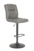 Стул барный "Elke H" вращающийся (Цвет СЕРЫЙ 50 / СЕРЫЙ, Артикул 920587 50, Размер 430 мм * 565 мм * 1020 - 1230 мм)