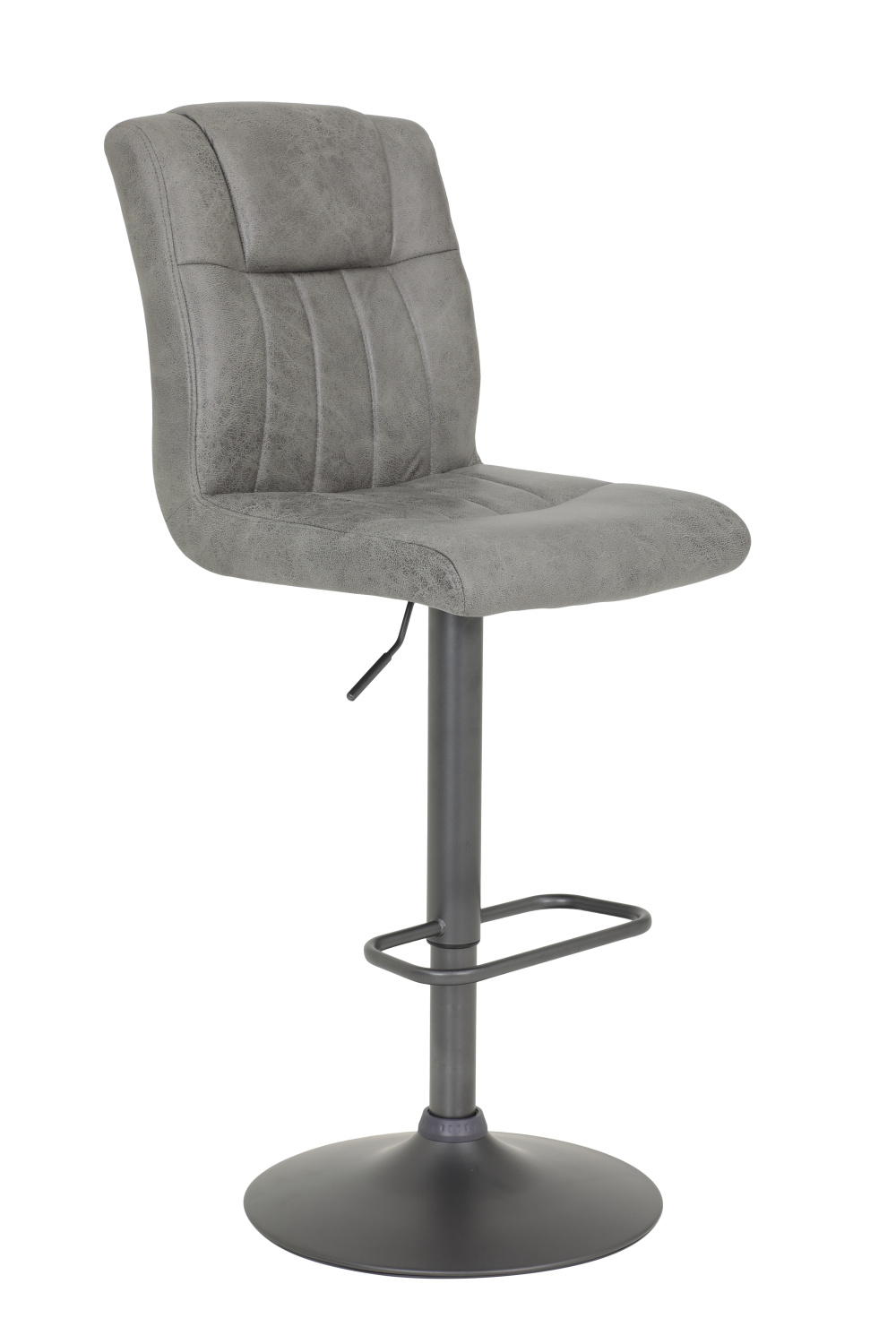 Стул барный "Elke H" вращающийся (Цвет СЕРЫЙ 50 / СЕРЫЙ, Артикул 920587 50, Размер 430 мм * 565 мм * 1020 - 1230 мм)
