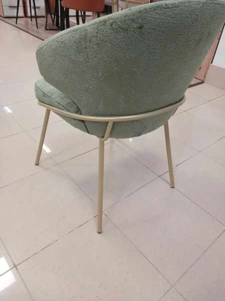 Стул кухонный DR-20059C-A	 (DAVIS -LORIS38 / ЗОЛОТО. Размер Ш610 x Г 630 x В 840 x ВС 500 мм                                                      )