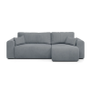 Диван угловой "ДОЛГОЖДАННЫЙ ОТПУСК" (CILIUM GREY. Размер 2480 мм * 1300 мм * 670 мм)