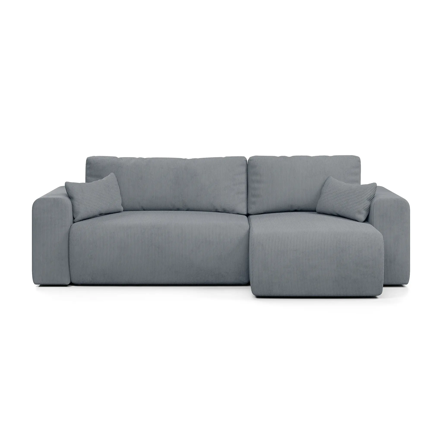 Диван угловой "ДОЛГОЖДАННЫЙ ОТПУСК" (CILIUM GREY. Размер 2480 мм * 1300 мм * 670 мм)