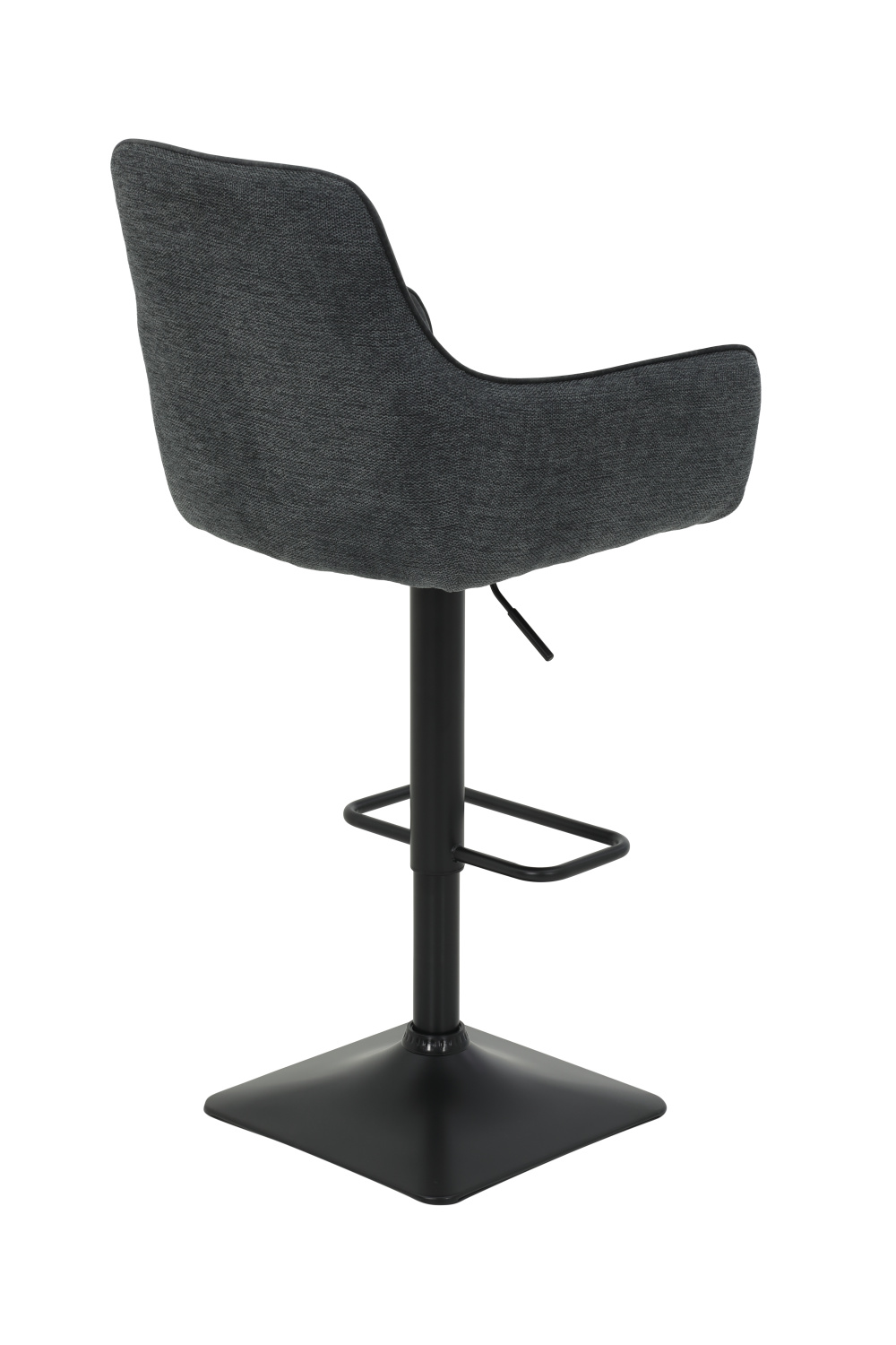 Стул барный Dora H вращающийся (Цвет АНТРАЦИТ 46 / ЧЁРНЫЙ, Артикул 921012 46, Размер 510 мм * 970-1170 мм * 570 мм)