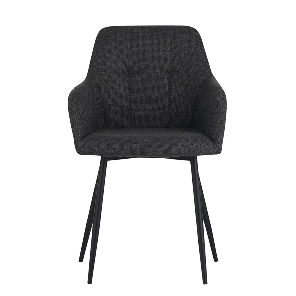 Стул кухонный "Maria S"  (Цвет АНТРАЦИТ 28 / ЧЁРНЫЙ, Размер 550 мм * 840 мм * 610 мм)